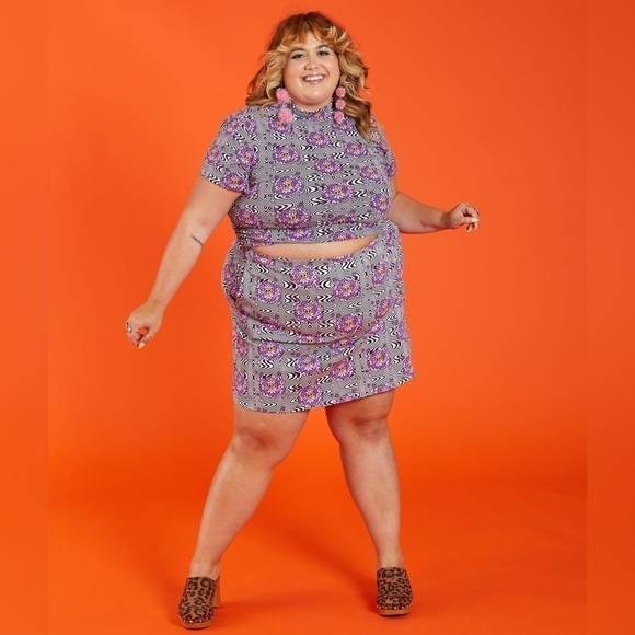 Nooworks Mini Skirt In Haze - Picture 10 of 12